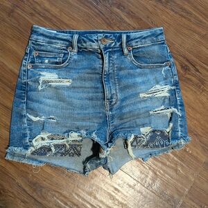 American Eagle High-rise Curvy Shorty Shorts